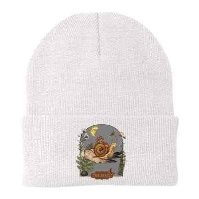 Witchy Cottagecore Goblincore Botanical Aesthetic Snail Beanie