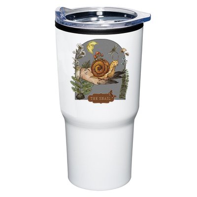 Witchy Cottagecore Goblincore Botanical Aesthetic Snail Tumbler