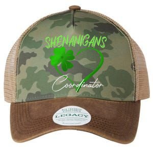 WoShenanigans Coordinator Green Heart Shamrock St Patricks Day Legacy Tie Dye Trucker Hat