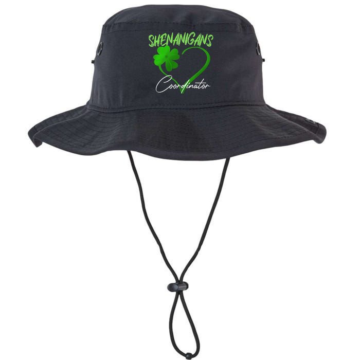 WoShenanigans Coordinator Green Heart Shamrock St Patricks Day Legacy Cool Fit Booney Bucket Hat