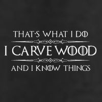 Wood Carving Gifts I Carve Wood And I Know Things Carver Cool Comfort Performance Bucket Hat