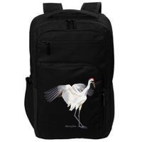 Whooping Crane Graphic Wildlife Bird Watching Impact Tech Backpack
