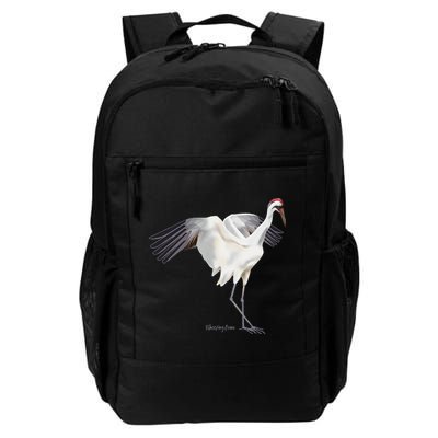 Whooping Crane Graphic Wildlife Bird Watching Backpack