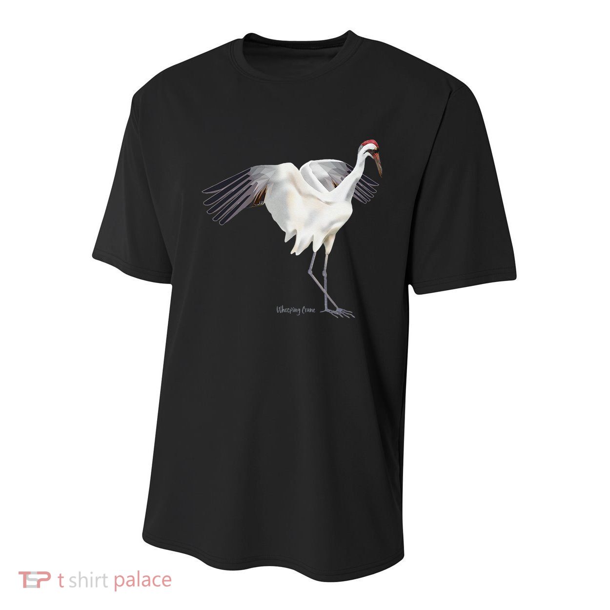 Whooping Crane Graphic Wildlife Bird Watching Youth Performance Sprint T-Shirt