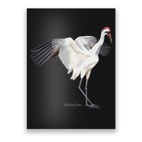 Whooping Crane Graphic Wildlife Bird Watching Poster