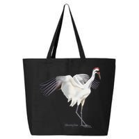 Whooping Crane Graphic Wildlife Bird Watching 25L Jumbo Tote