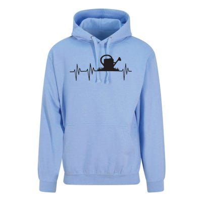 Watering Can Heartbeat Gardening Gardener Gift Light Unisex Surf Hoodie