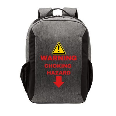 Warning Choking Hazard Funny Joke Vector Backpack