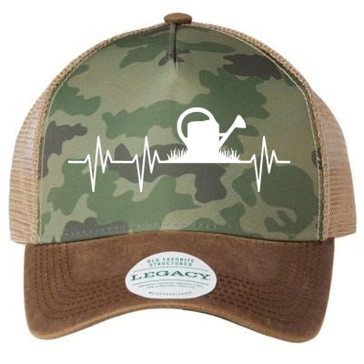 Watering Can Heartbeat Gardening Gardener Legacy Tie Dye Trucker Hat