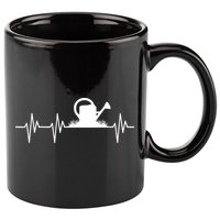 Watering Can Heartbeat Gardening Gardener 11oz C Handle Ceramic Mug