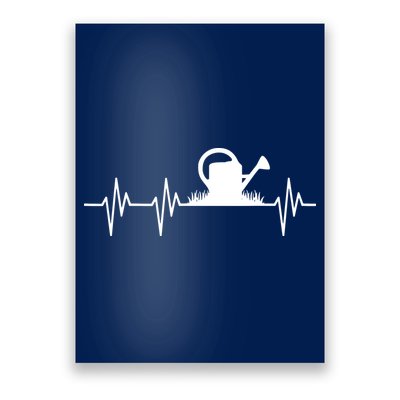 Watering Can Heartbeat Gardening Gardener Poster