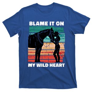 Wo Cow Horse Lover Design Funny Gift T-Shirt