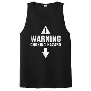 Warning Choking Hazard Costume Funny Easy Halloween Gift PosiCharge Competitor Tank