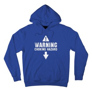 Warning Choking Hazard Costume Funny Easy Halloween Gift Hoodie