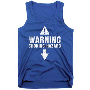 Warning Choking Hazard Costume Funny Easy Halloween Gift Tank Top