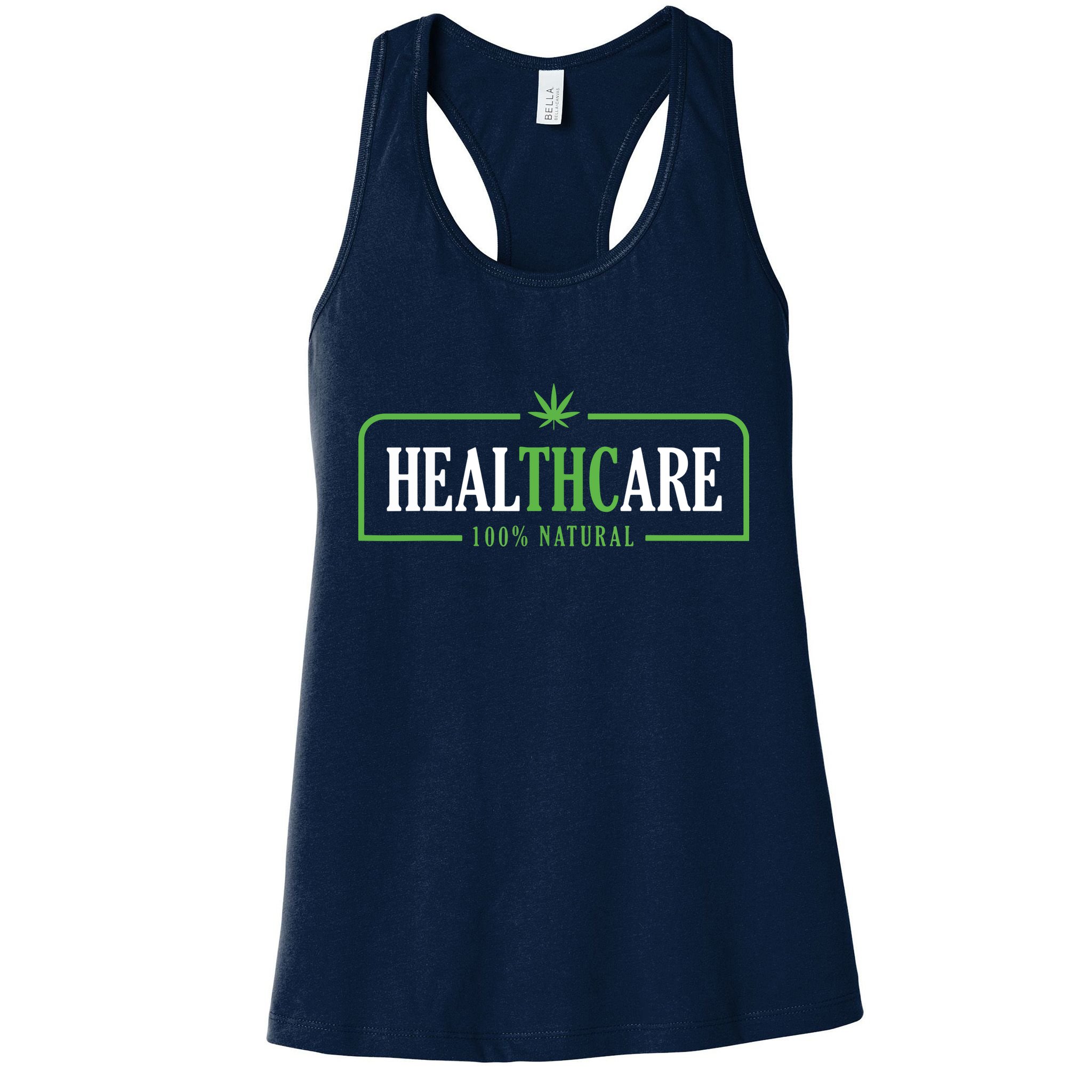 Weed Cannabis Healthcare Medical THC Marijuana Stoner Gift Womens Tank Top