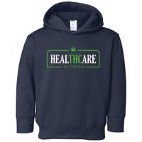 Weed Cannabis Healthcare Medical THC Marijuana Stoner Gift Toddler Hoodie