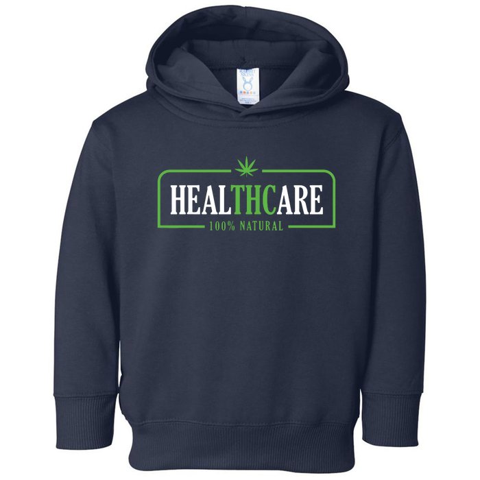 Weed Cannabis Healthcare Medical THC Marijuana Stoner Gift Toddler Hoodie