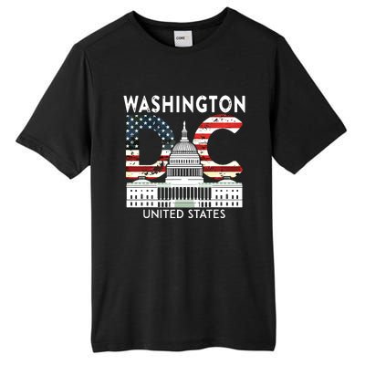 Washington Capitol Hill Souvenir Gift Washington Dc Tall Fusion ChromaSoft Performance T-Shirt