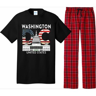 Washington Capitol Hill Souvenir Gift Washington Dc Pajama Set