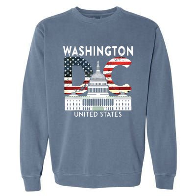 Washington Capitol Hill Souvenir Gift Washington Dc Garment-Dyed Sweatshirt