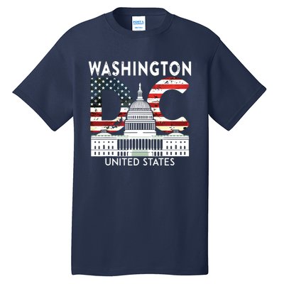 Washington Capitol Hill Souvenir Gift Washington Dc Tall T-Shirt