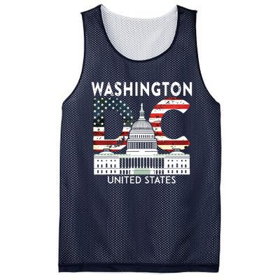 Washington Capitol Hill Souvenir Gift Washington Dc Mesh Reversible Basketball Jersey Tank