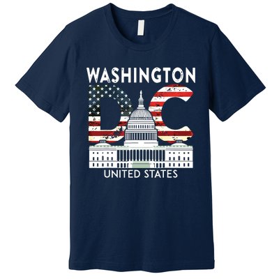 Washington Capitol Hill Souvenir Gift Washington Dc Premium T-Shirt