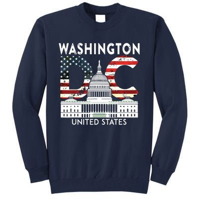 Washington Capitol Hill Souvenir Gift Washington Dc Tall Sweatshirt