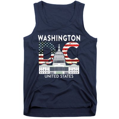 Washington Capitol Hill Souvenir Gift Washington Dc Tank Top