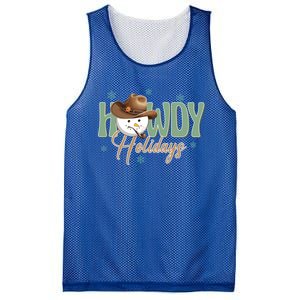 Western Christmas Howdy Cow Santa Christmas Howdy Holiday Gift Mesh Reversible Basketball Jersey Tank