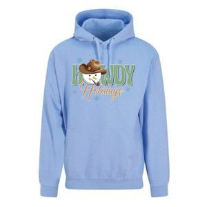 Western Christmas Howdy Cow Santa Christmas Howdy Holiday Gift Unisex Surf Hoodie