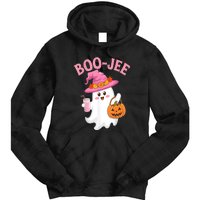 Women Cute Halloween Ghost Drinking Coffee Pumkin Ghost Ice Coffee Gift Tie Dye Hoodie