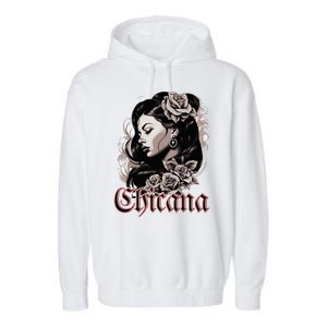 WomanS Chola Hispanic Latino Mexican Chicano Cholo Chicana Garment-Dyed Fleece Hoodie