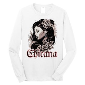 WomanS Chola Hispanic Latino Mexican Chicano Cholo Chicana Long Sleeve Shirt