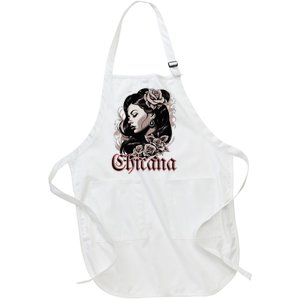 WomanS Chola Hispanic Latino Mexican Chicano Cholo Chicana Full-Length Apron With Pockets