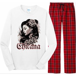 WomanS Chola Hispanic Latino Mexican Chicano Cholo Chicana Long Sleeve Pajama Set