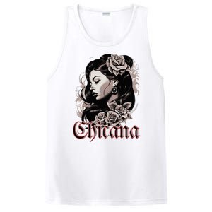 WomanS Chola Hispanic Latino Mexican Chicano Cholo Chicana PosiCharge Competitor Tank