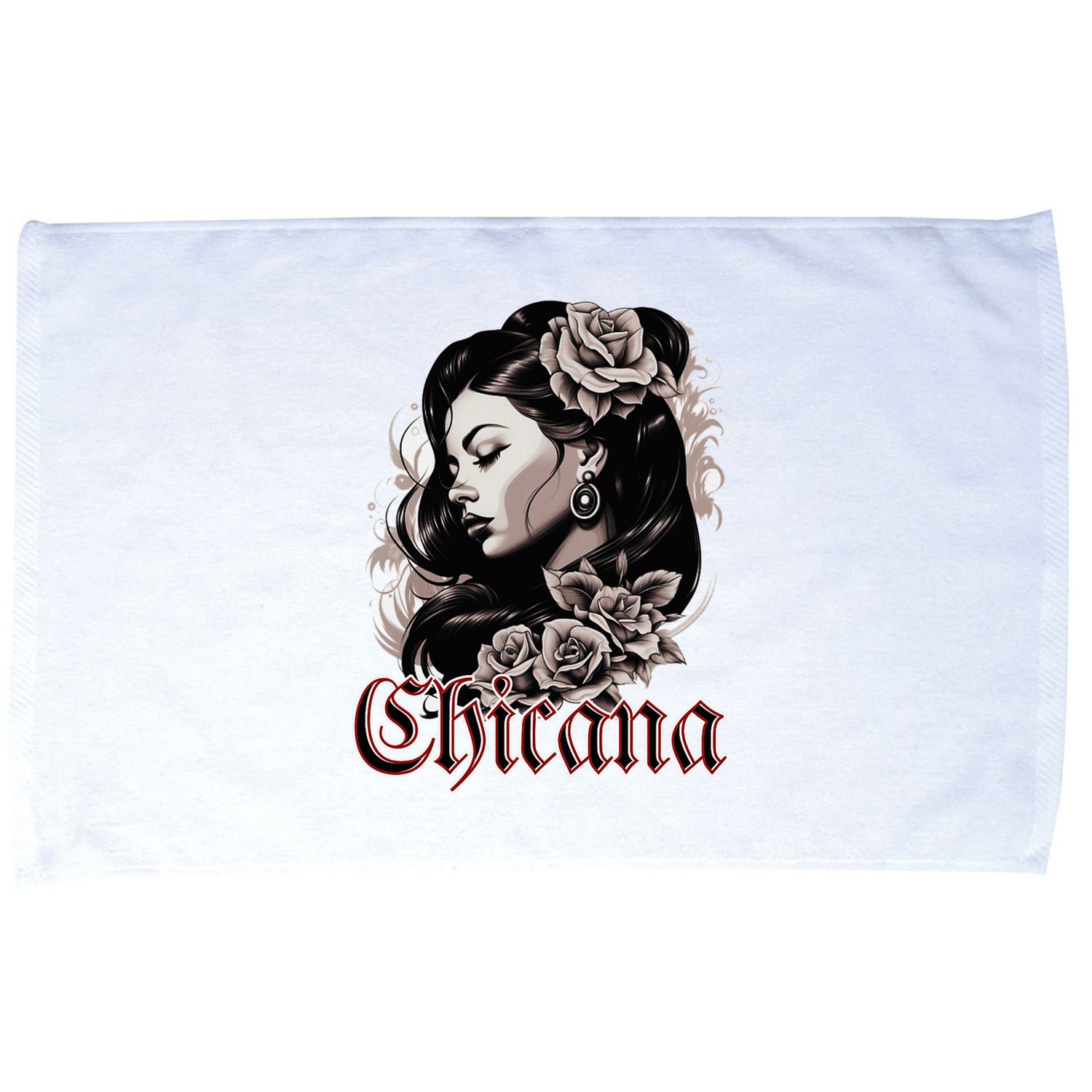 WomanS Chola Hispanic Latino Mexican Chicano Cholo Chicana Microfiber Hand Towel
