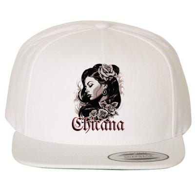 WomanS Chola Hispanic Latino Mexican Chicano Cholo Chicana Wool Snapback Cap