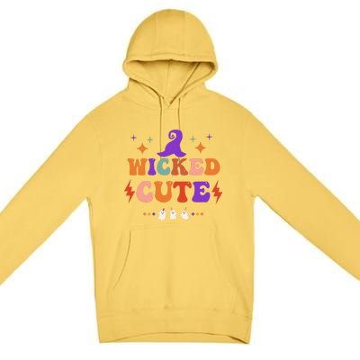 Wicked Cute Halloween Gift Premium Pullover Hoodie