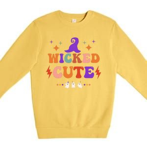 Wicked Cute Halloween Gift Premium Crewneck Sweatshirt