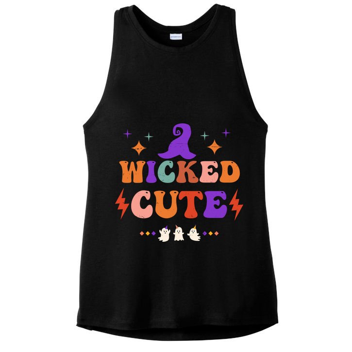 Wicked Cute Halloween Gift Ladies PosiCharge Tri-Blend Wicking Tank