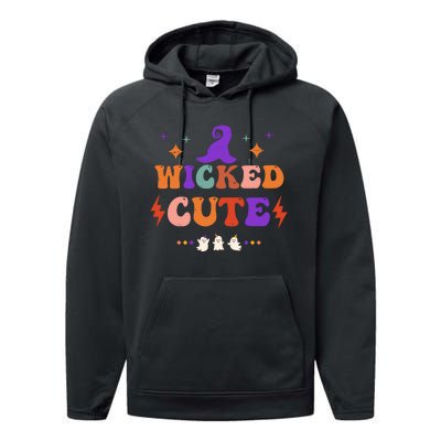 Wicked Cute Halloween Gift Performance Fleece Hoodie