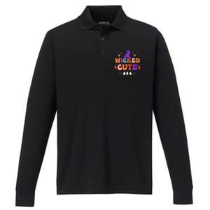 Wicked Cute Halloween Gift Performance Long Sleeve Polo