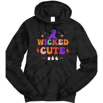 Wicked Cute Halloween Gift Tie Dye Hoodie