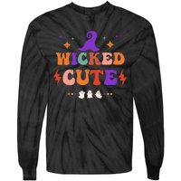 Wicked Cute Halloween Gift Tie-Dye Long Sleeve Shirt