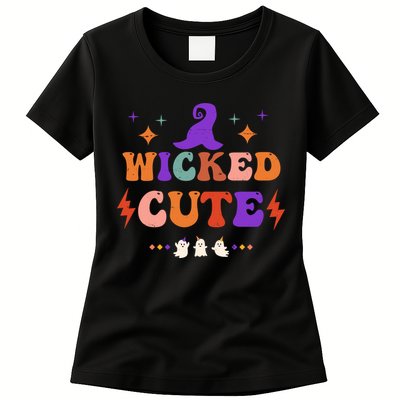 Wicked Cute Halloween Gift Womens T-Shirt
