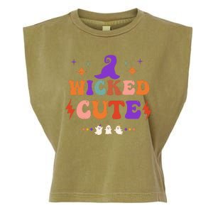 Wicked Cute Halloween Gift Garment-Dyed Women's Muscle Tee