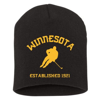 Winnesota College Hockey Fan Short Acrylic Beanie